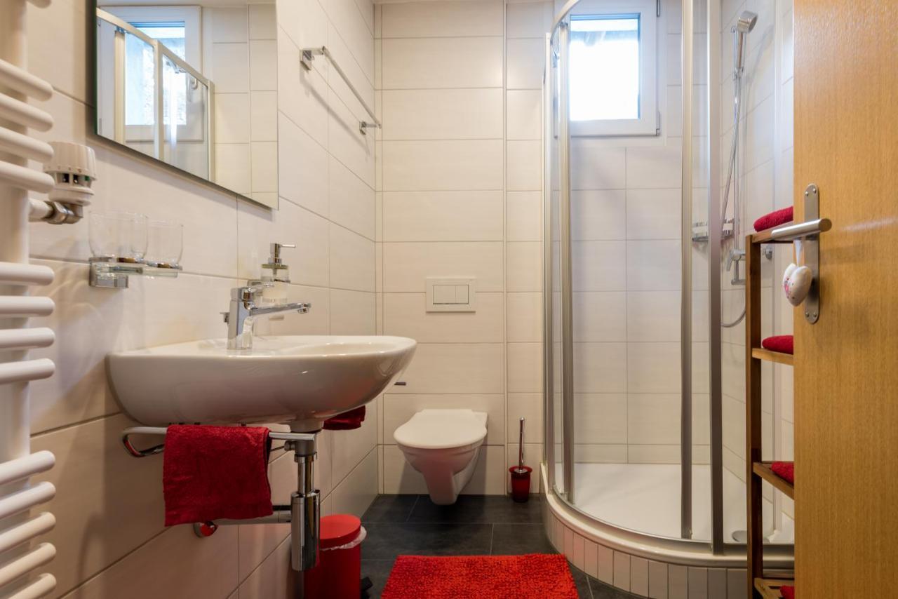 Ferienwohnung Haus Alpenblick Saas-Grund Exterior foto